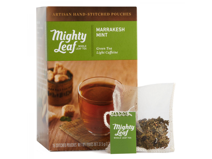 Mighty Leaf Marrakesh Mint Green Tea - Black Trident Coffee 