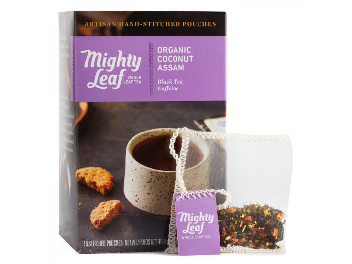 Mighty Leaf Organic Coconut Assam - Black Trident Coffee 