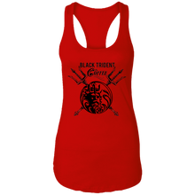 Black Trident Coffee Ladies Ideal Racerback Tank