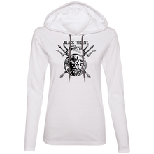 Black Trident Coffee  Ladies' LS T-Shirt Hoodie