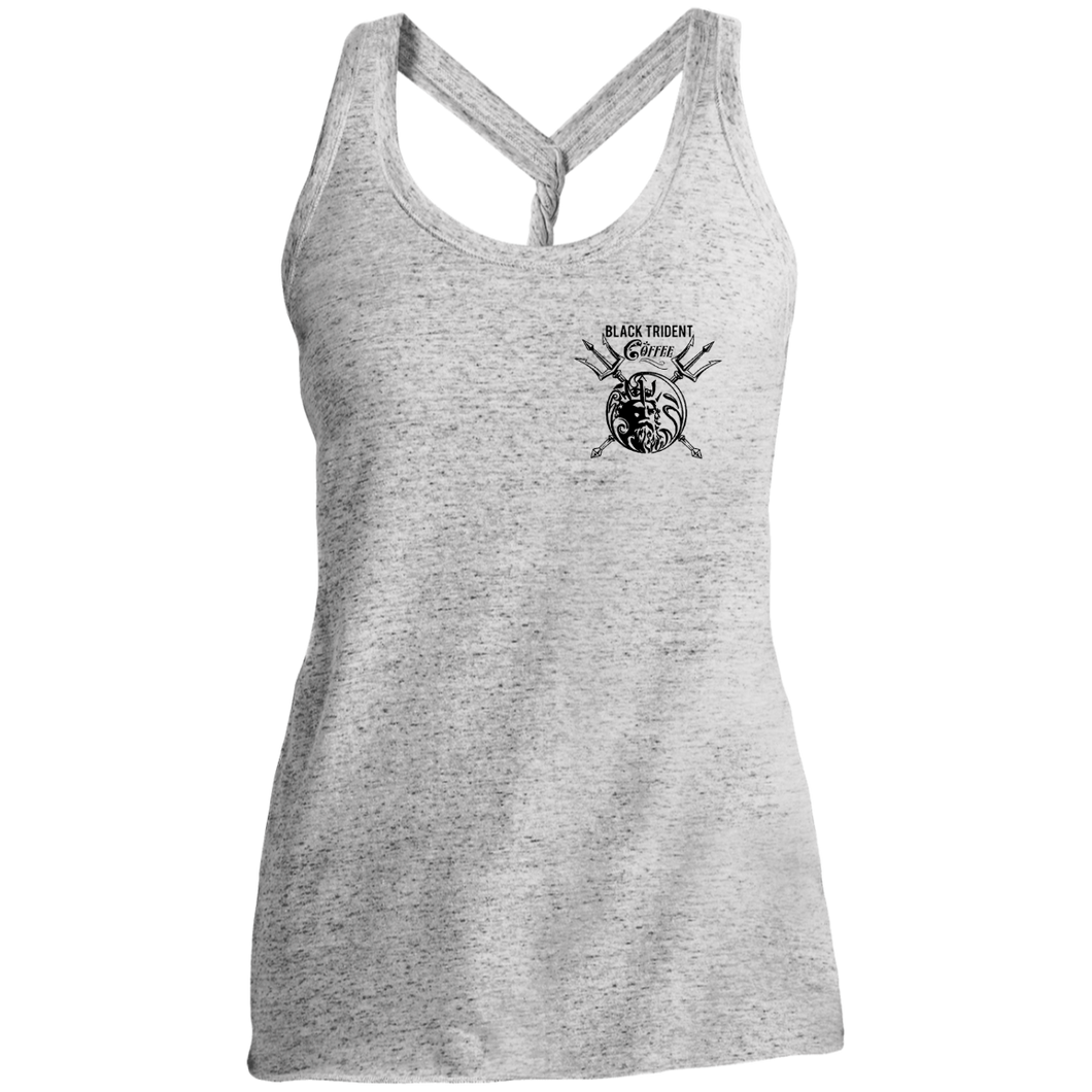 Black Trident Coffee Co.  Ladies' Cosmic Twist Back Tank