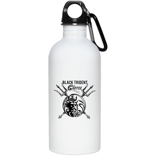 Black Trident Coffee 20 oz. Stainless Steel Water Bottle