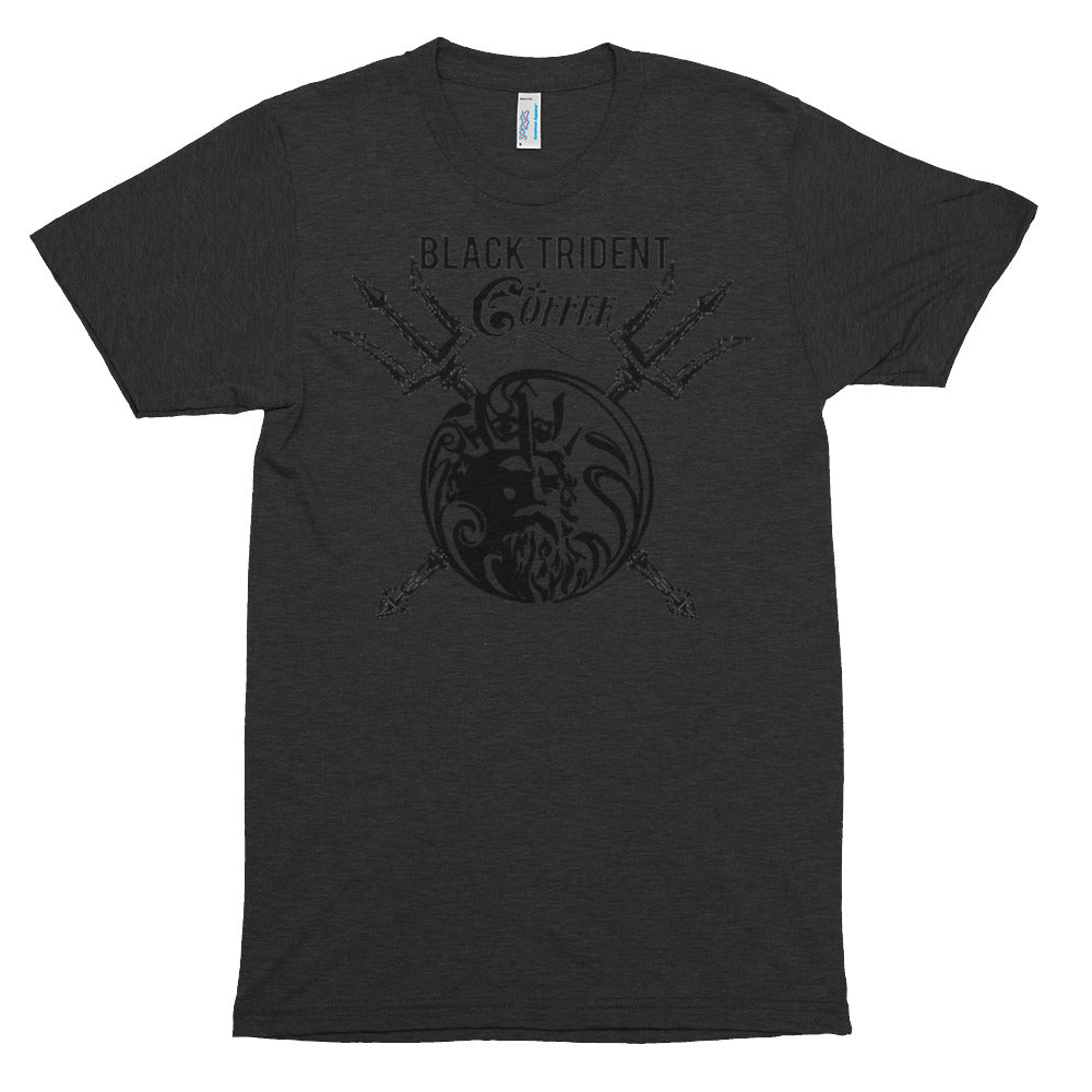 Black Trident short sleeve soft t-shirt - Black Trident Coffee 