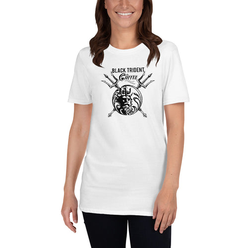 Short-Sleeve Unisex T-Shirt - Black Trident Coffee 