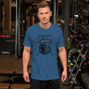 Short-Sleeve Unisex T-Shirt - Black Trident Coffee 