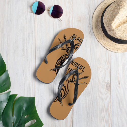 Black Trident Flip-Flops - Black Trident Coffee 